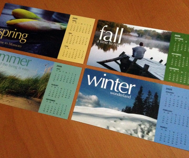 Cobblestone Real Estate Calendar Postcards