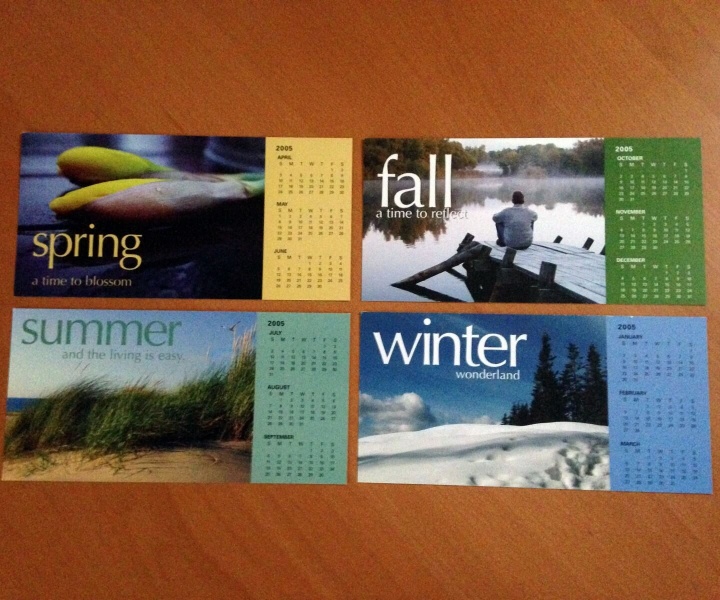 Cobblestone Real Estate calendar post cards