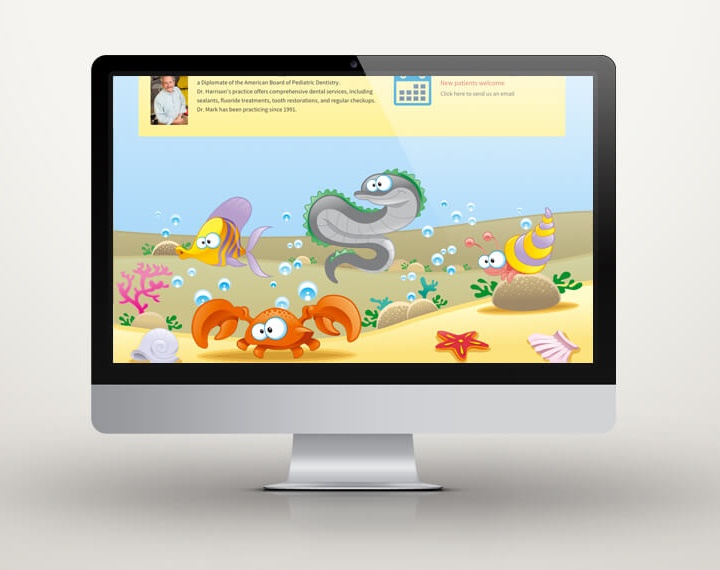 Dr Mark Harrison Dentist website design